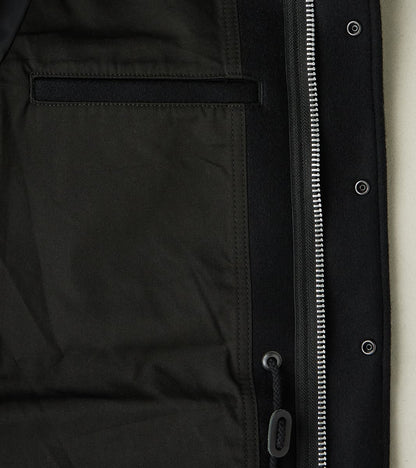 49-BLK - M65 Field Jacket - 21oz Black Melton Wool
