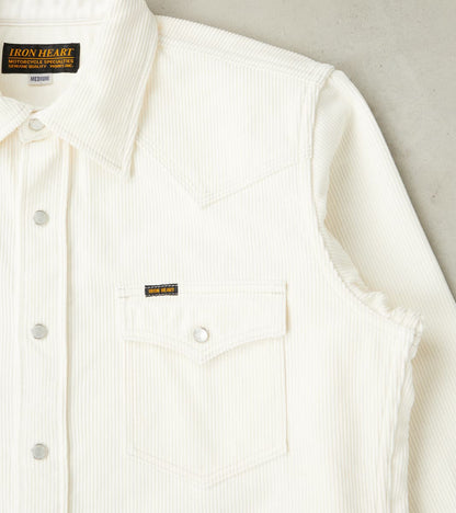 398-WHT - Western - 11oz Off White Corduroy