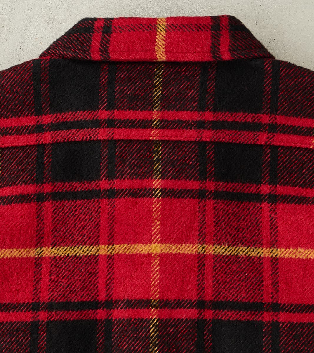 433-RED - Rider's Overshirt - 10oz Heavy Brushed Flannel Red Check