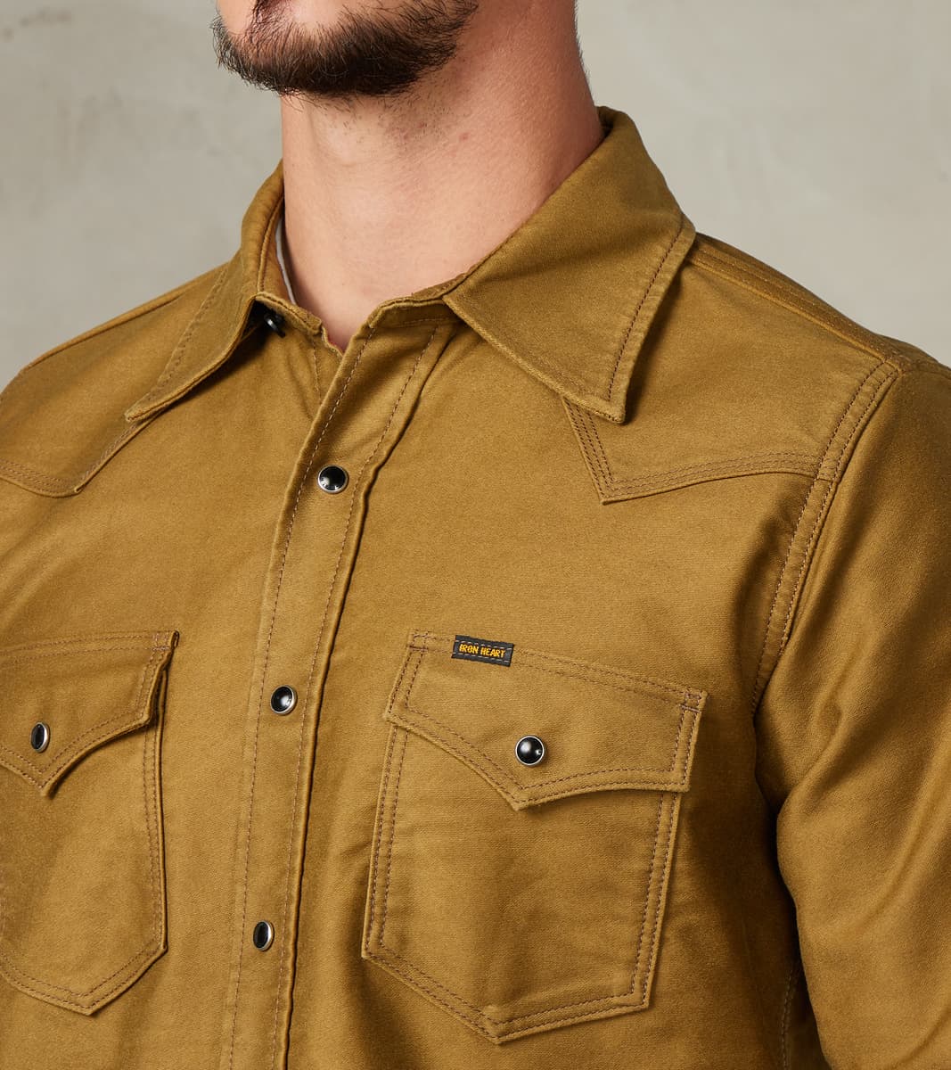 Iron Heart 426-KHA - Western - 12oz Khaki Military Moleskin
