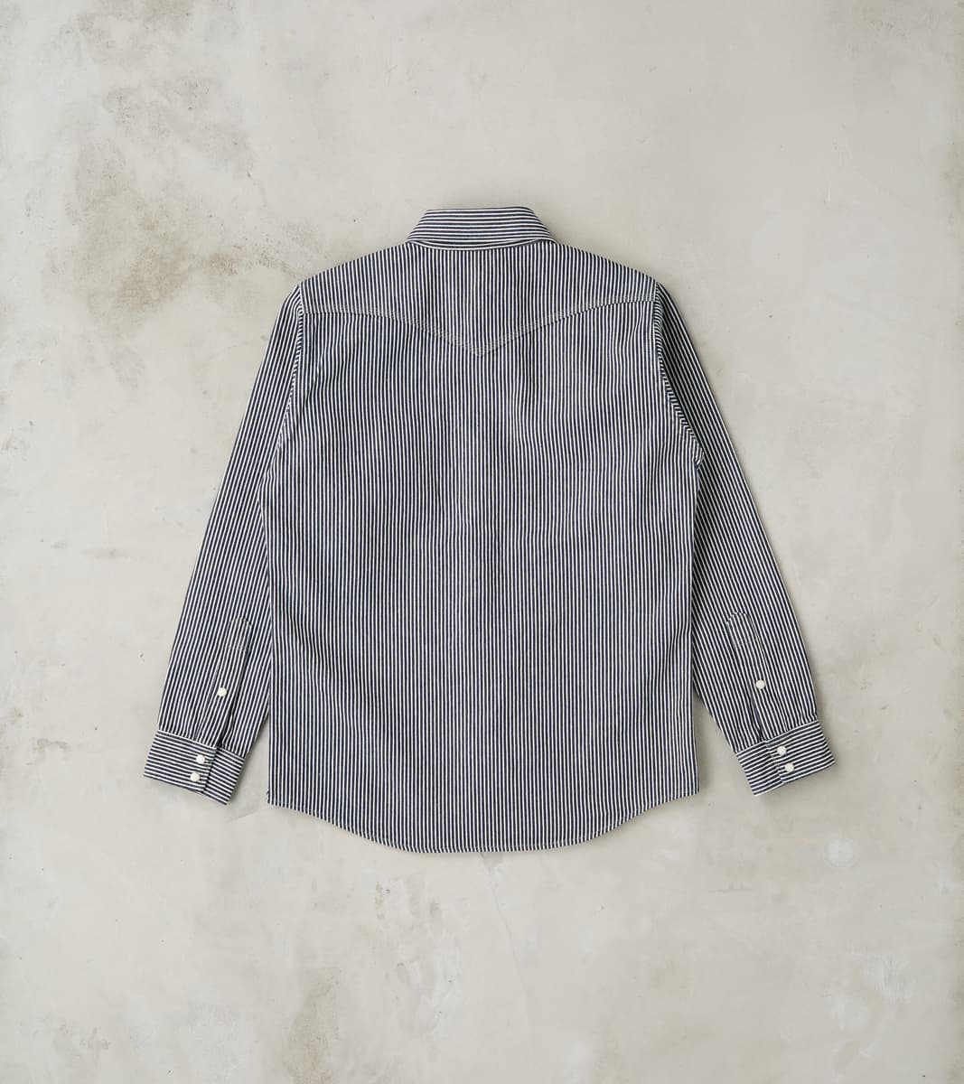 Iron Heart 07-IND - Western - 12oz Indigo Hickory Stripe Twill