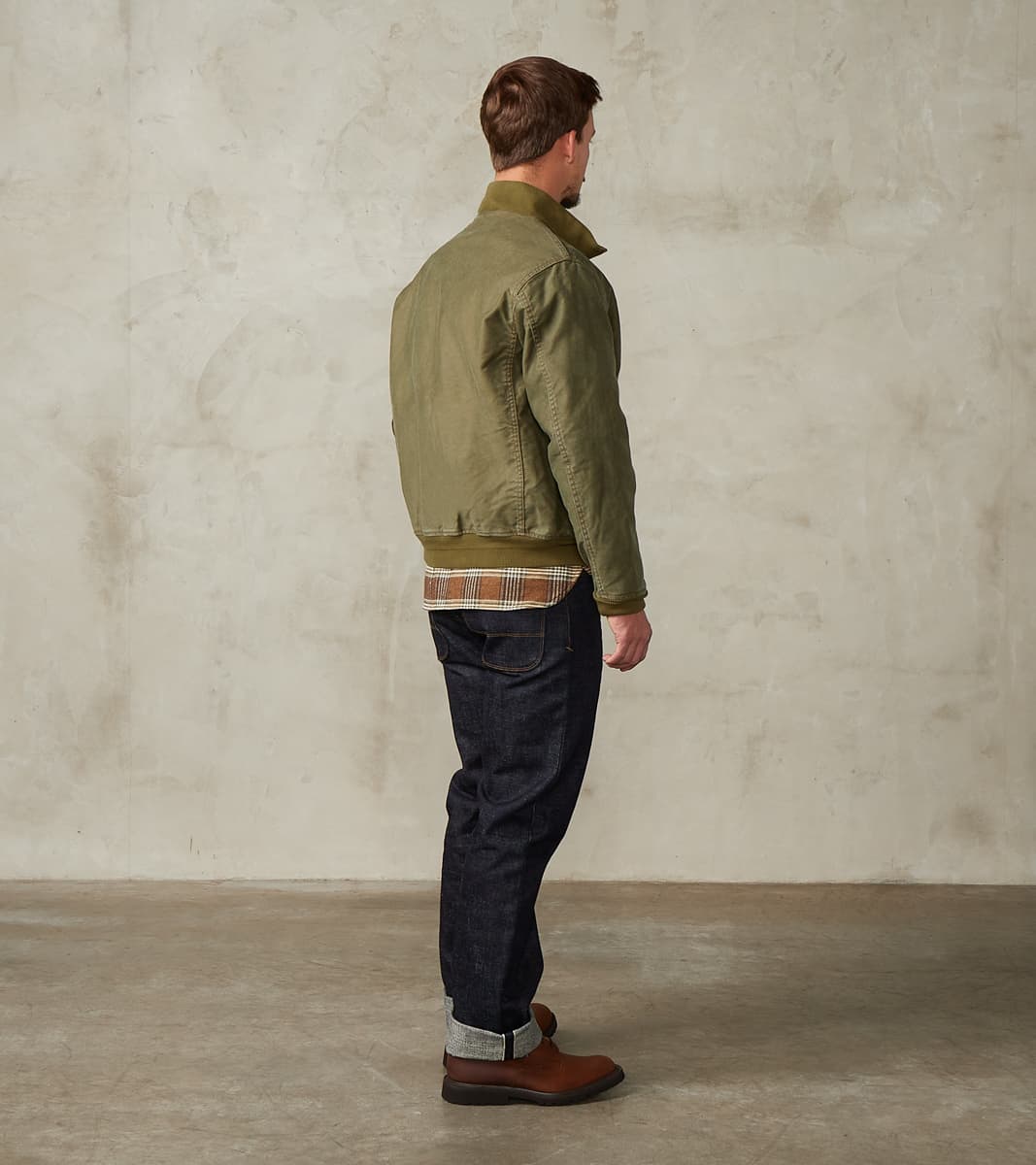 Iron Heart 47-ODG - Tanker Jacket - 12oz Olive Drab Green Whipcord