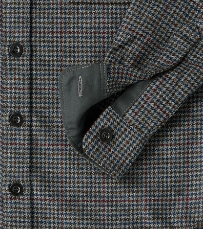 DR 434-PPT - CPO Shirt - Fox Brothers® Wool Antique Pewter Puppytooth Twill Flannel