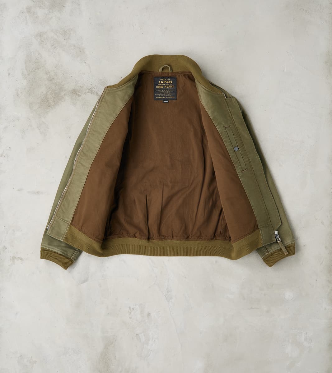 47-ODG - Tanker Jacket - 12oz Olive Drab Green Whipcord