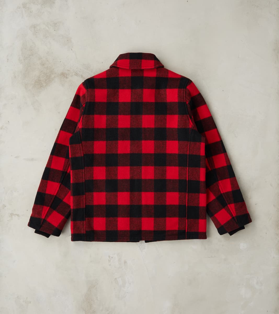 19-RED - Wool Hunting Jacket - Red Buffalo Check