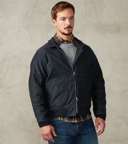 47-NAV - Tanker Jacket -  12oz Navy Whipcord
