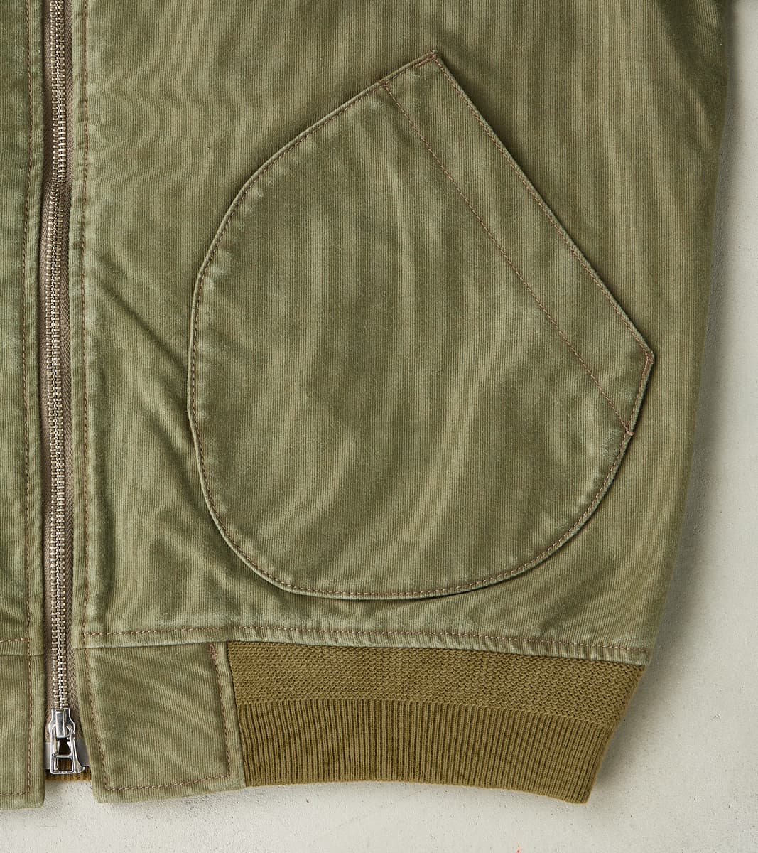 47-ODG - Tanker Jacket - 12oz Olive Drab Green Whipcord
