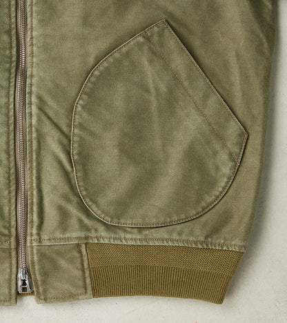 47-ODG - Tanker Jacket - 12oz Olive Drab Green Whipcord