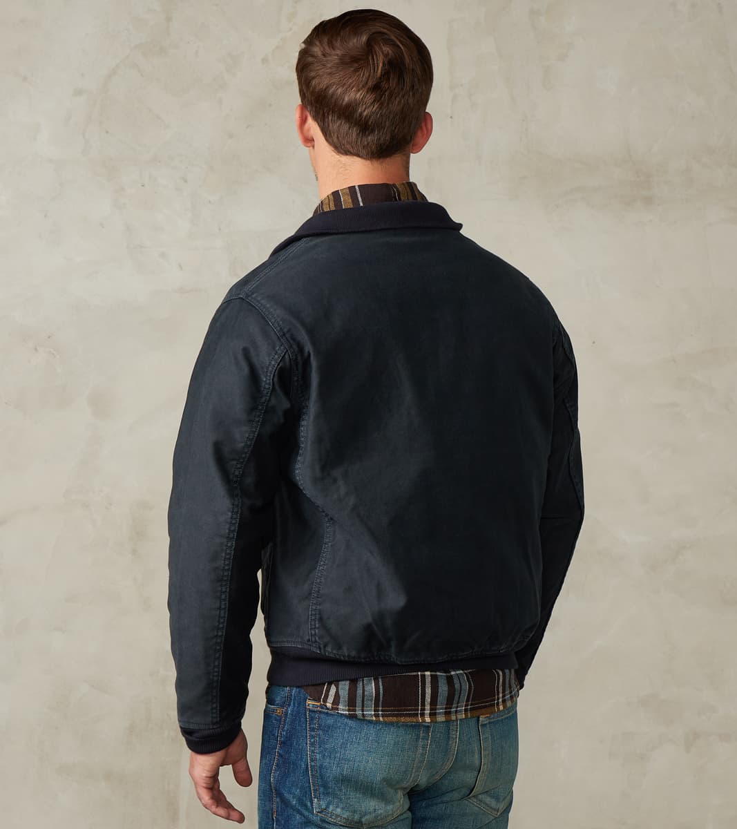 Iron Heart 47-NAV - Tanker Jacket - 12oz Navy Whipcord – Division