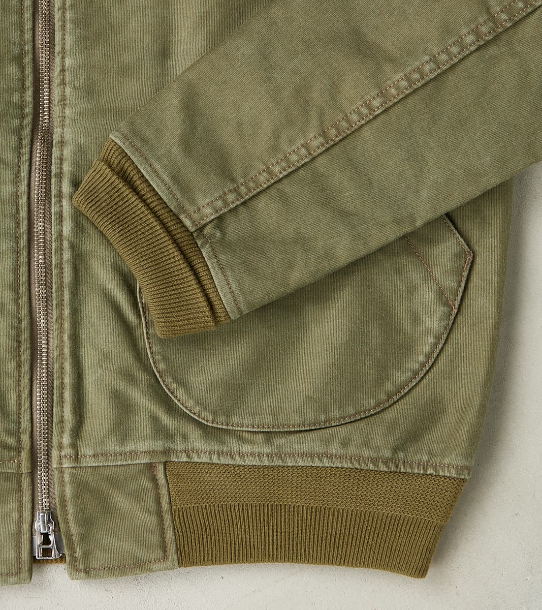 47-ODG - Tanker Jacket - 12oz Olive Drab Green Whipcord