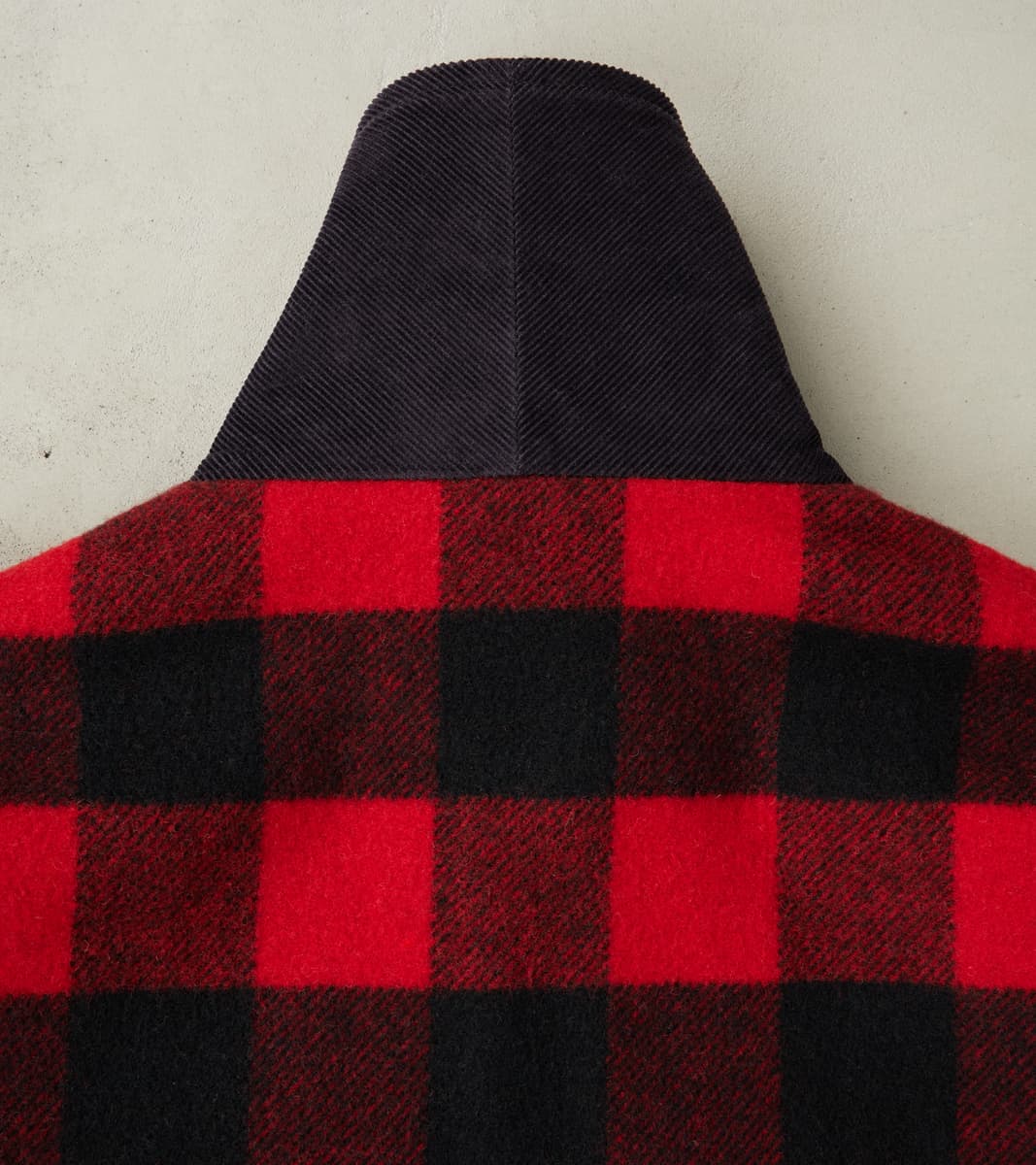 19-RED - Wool Hunting Jacket - Red Buffalo Check