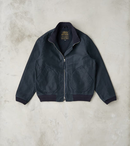 Iron Heart 47-NAV - Tanker Jacket - 12oz Navy Whipcord