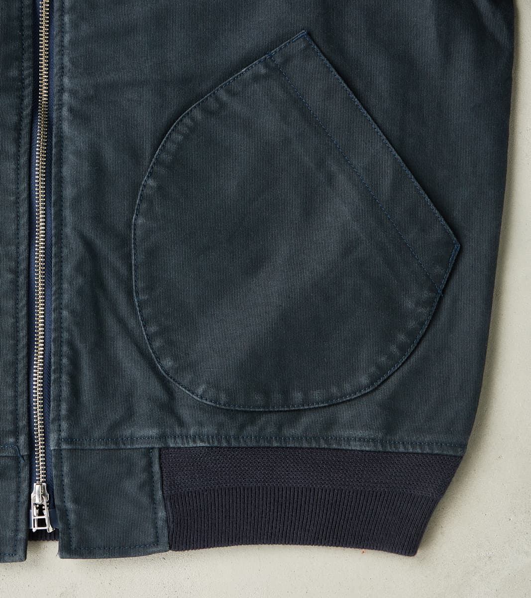 47-NAV - Tanker Jacket -  12oz Navy Whipcord