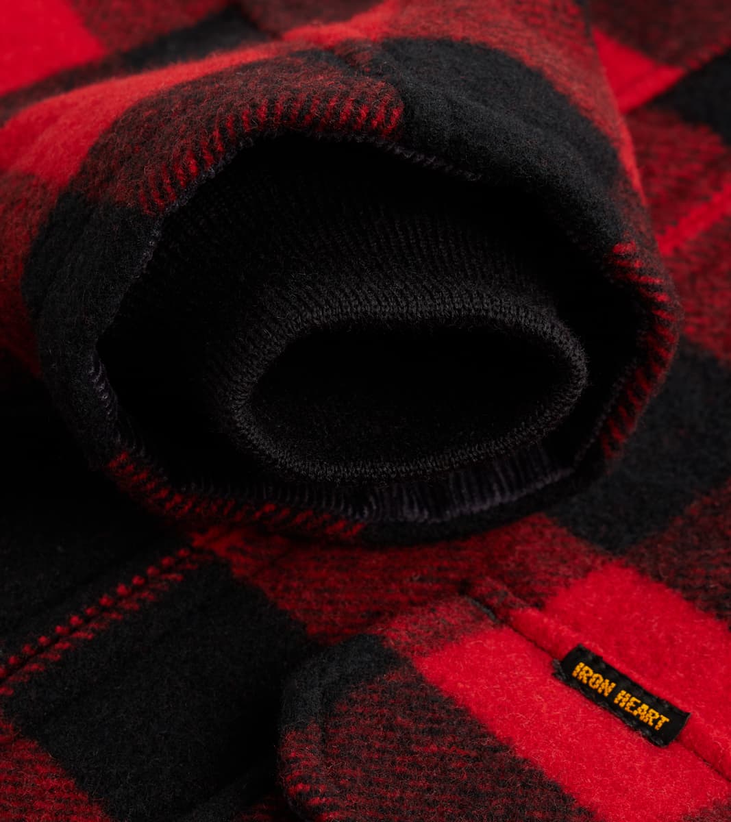 19-RED - Wool Hunting Jacket - Red Buffalo Check