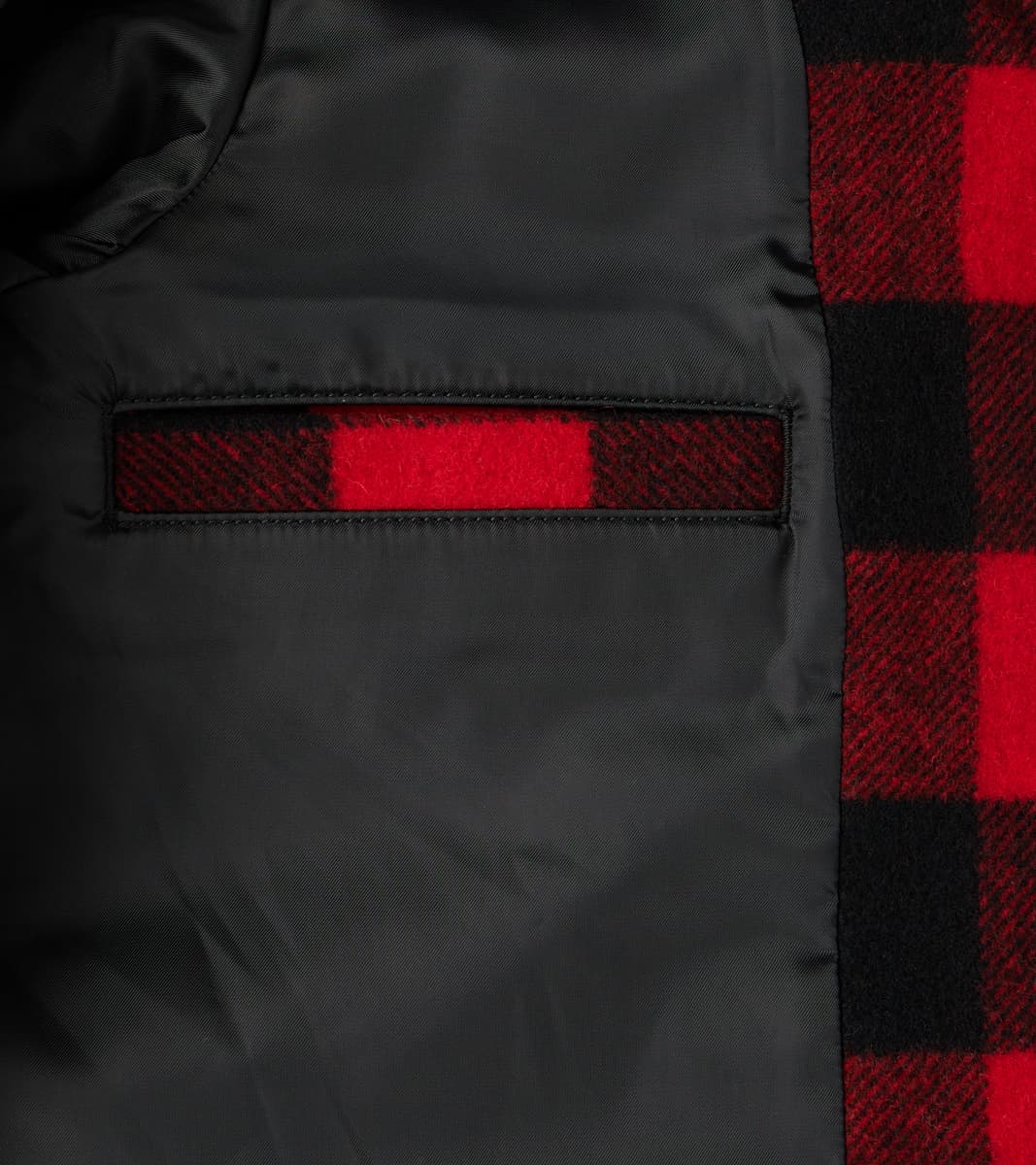 19-RED - Wool Hunting Jacket - Red Buffalo Check