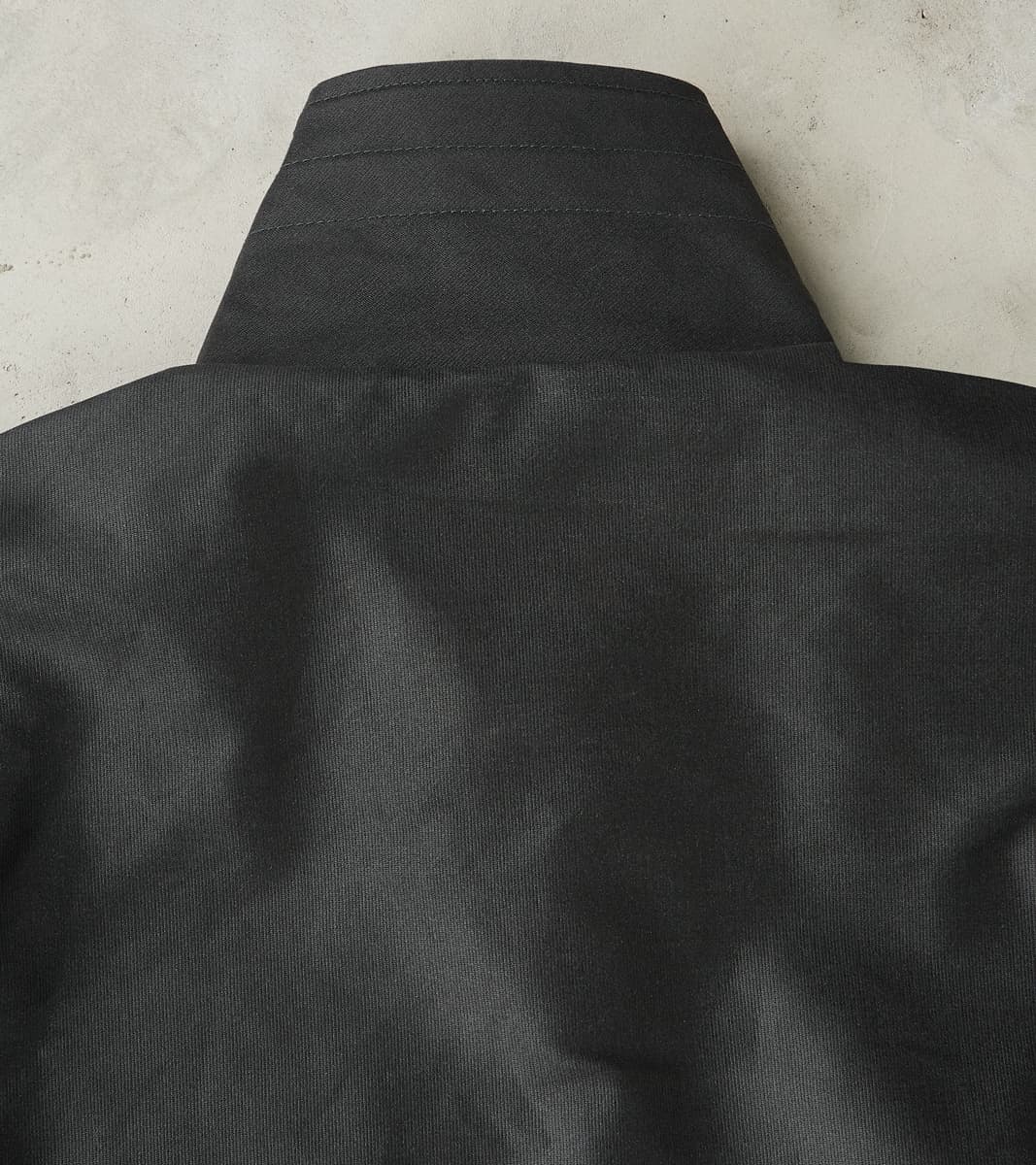 45-BLK - A2 Deck Jacket - 14oz Black Oiled Whipcord