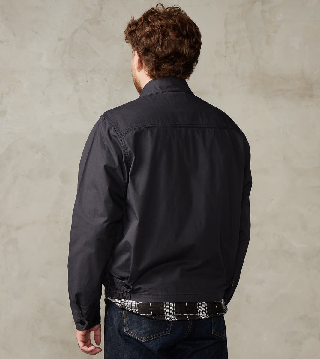Iron Heart 165J-BLK - Drizzler Jacket - 6.2oz Black Serge Twill