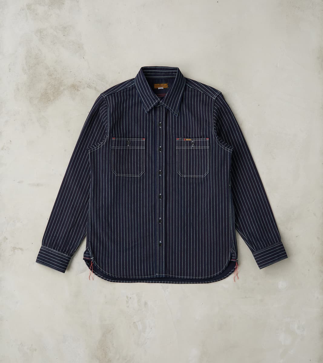 Iron Heart 266-IND - Work Shirt - 12oz Indigo Wabash Twill