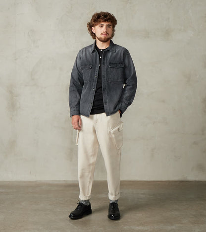 CPO Shirt - 13oz Fade Wash Denim - Dark Grey