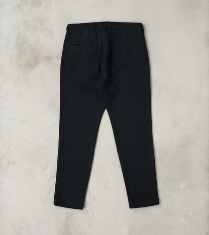 Easy Trouser - Relaxed Tapered - 11oz Black Sashiko