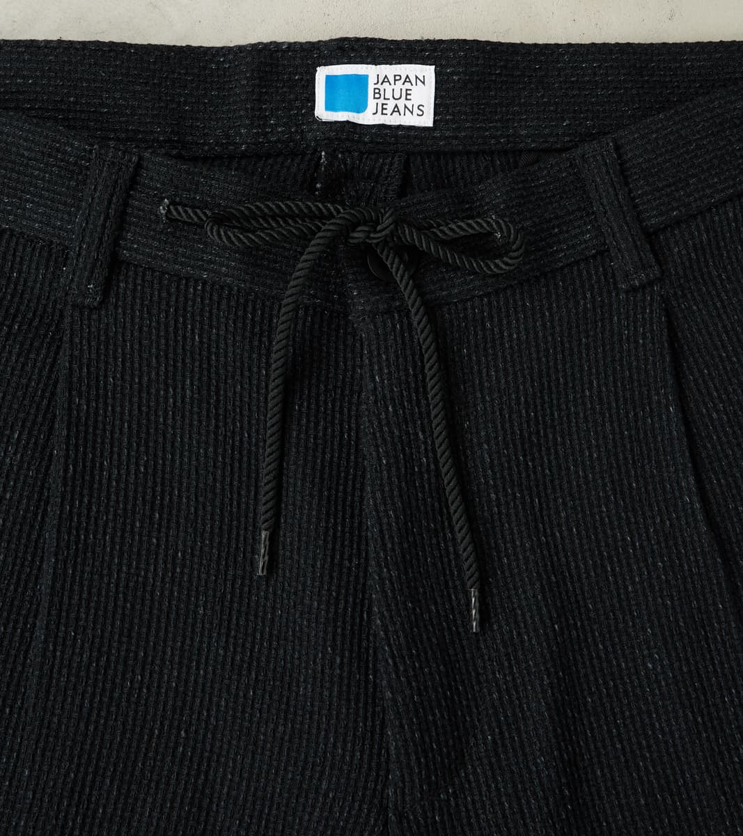 Easy Trouser - Relaxed Tapered - 11oz Black Sashiko