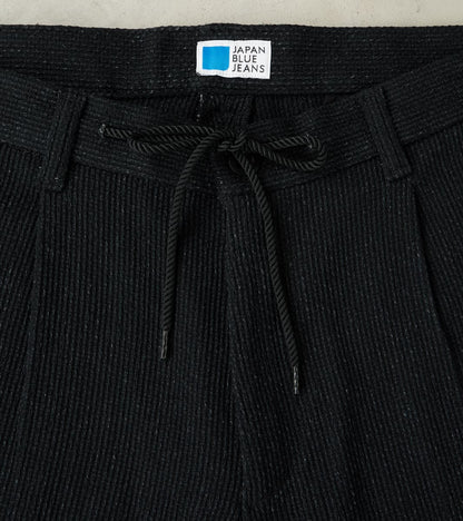 Easy Trouser - Relaxed Tapered - 11oz Black Sashiko