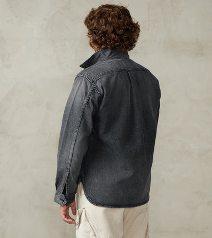 CPO Shirt - 13oz Fade Wash Denim - Dark Grey
