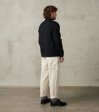 Coverall Jacket - 11oz Black Sashiko