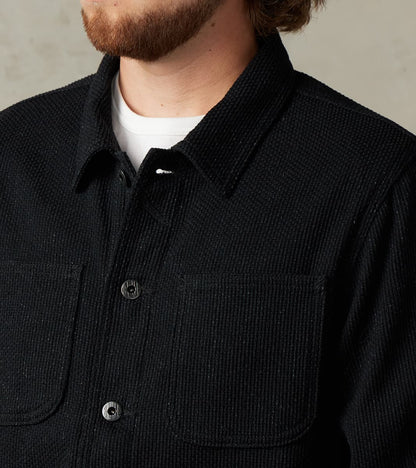 Coverall Jacket - 11oz Black Sashiko