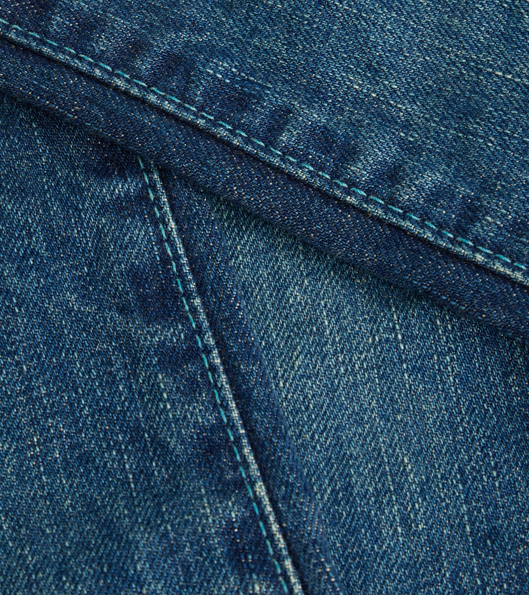 J401-D01 Circle Series - Classic Straight - 14.8oz US Cotton Aging Wash