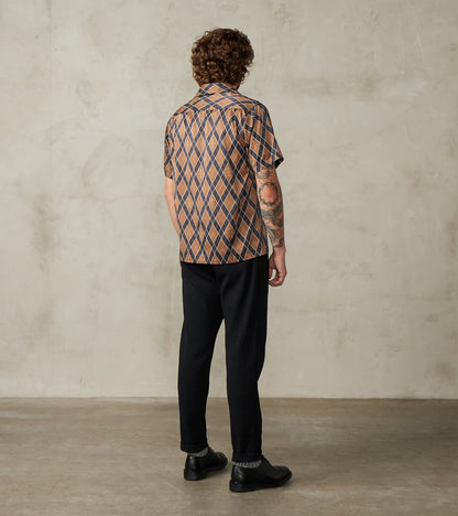 Easy Trouser - Relaxed Tapered - 11oz Black Sashiko