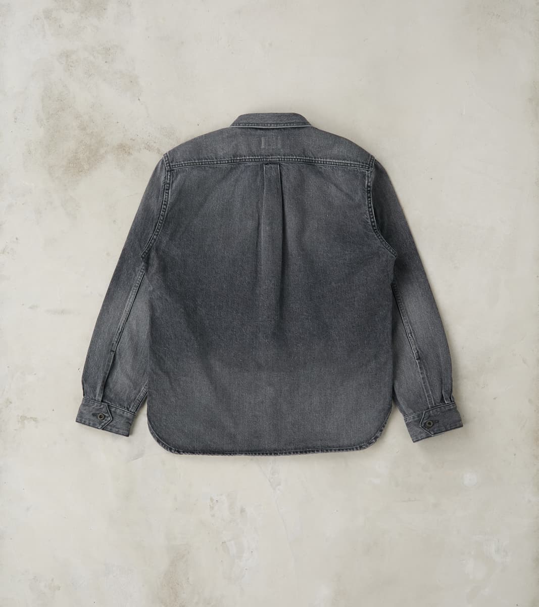 CPO Shirt - 13oz Fade Wash Denim - Dark Grey