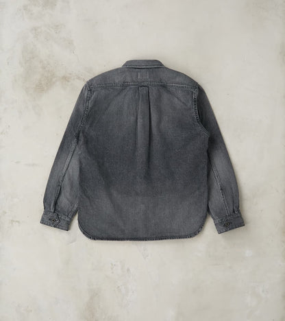 CPO Shirt - 13oz Fade Wash Denim - Dark Grey