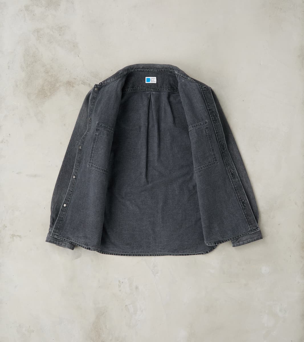 CPO Shirt - 13oz Fade Wash Denim - Dark Grey