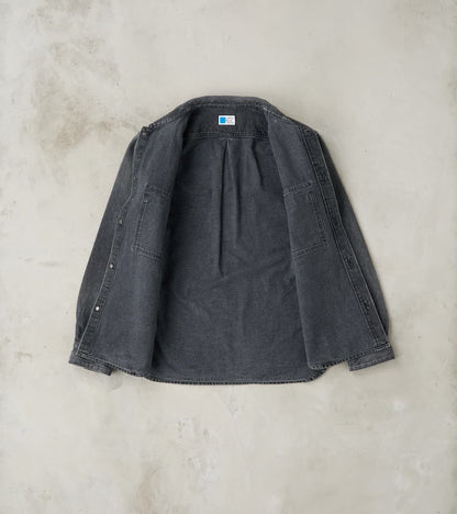 CPO Shirt - 13oz Fade Wash Denim - Dark Grey