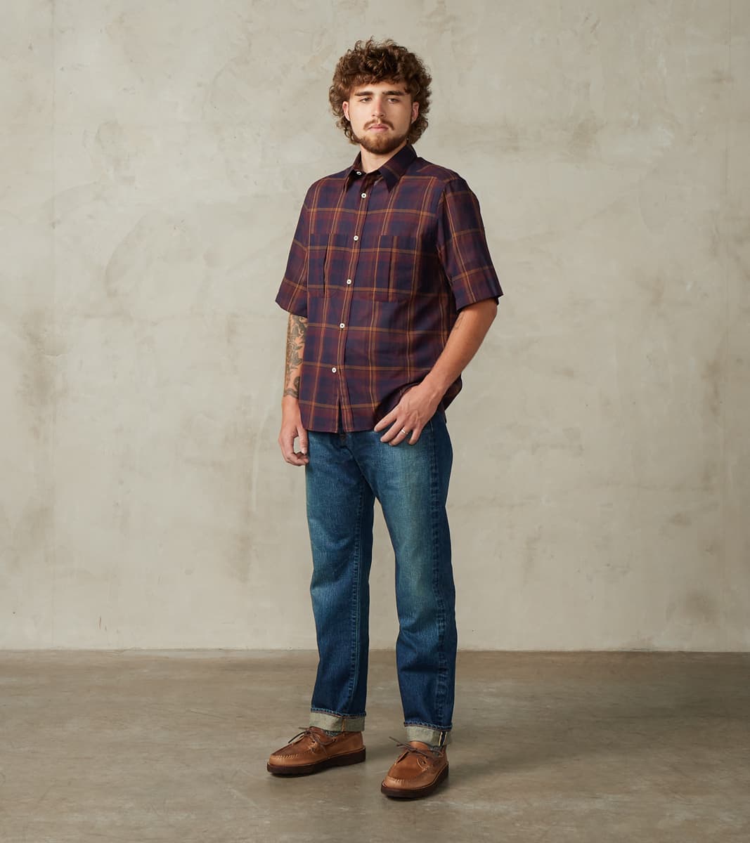 J401-D01 Circle Series - Classic Straight - 14.8oz US Cotton Aging Wash