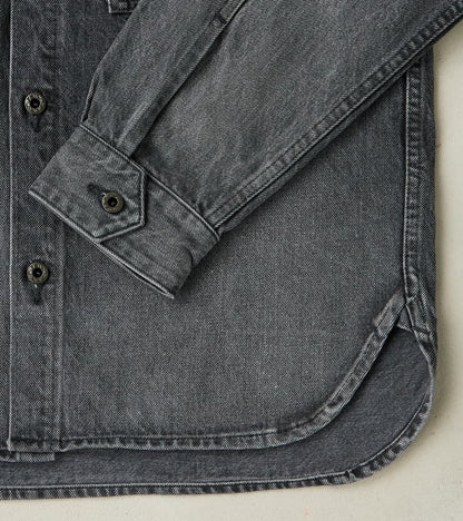 CPO Shirt - 13oz Fade Wash Denim - Dark Grey