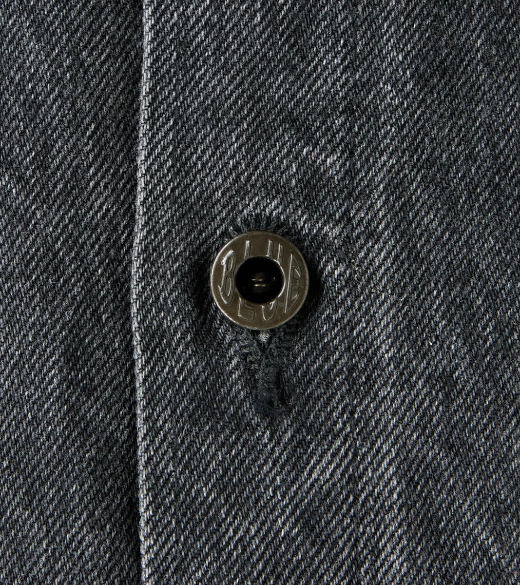 CPO Shirt - 13oz Fade Wash Denim - Dark Grey