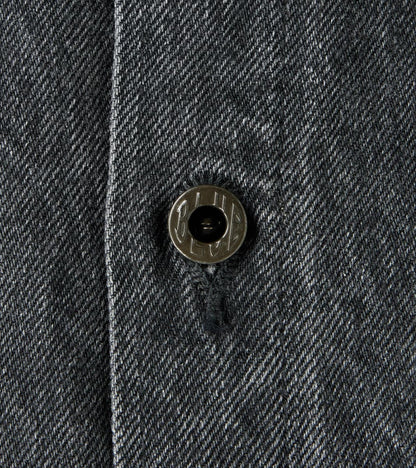 CPO Shirt - 13oz Fade Wash Denim - Dark Grey