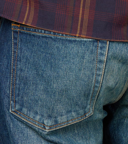 J401-D01 Circle Series - Classic Straight - 14.8oz US Cotton Aging Wash