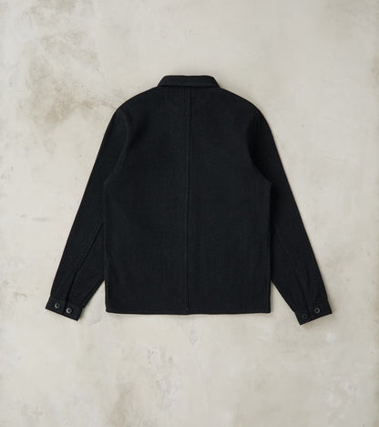 Coverall Jacket - 11oz Black Sashiko