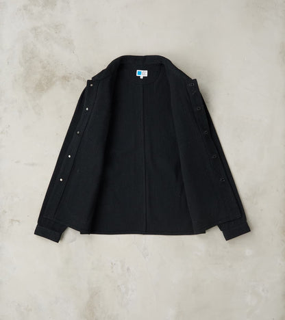 Coverall Jacket - 11oz Black Sashiko