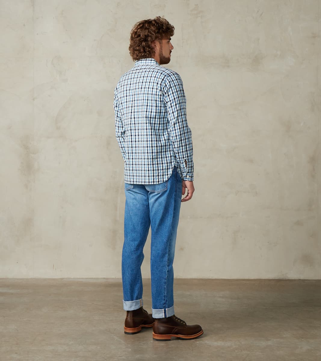 J301-MID Circle Series - Straight - 14.8oz US Cotton Medium Indigo