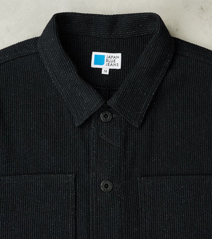 Coverall Jacket - 11oz Black Sashiko