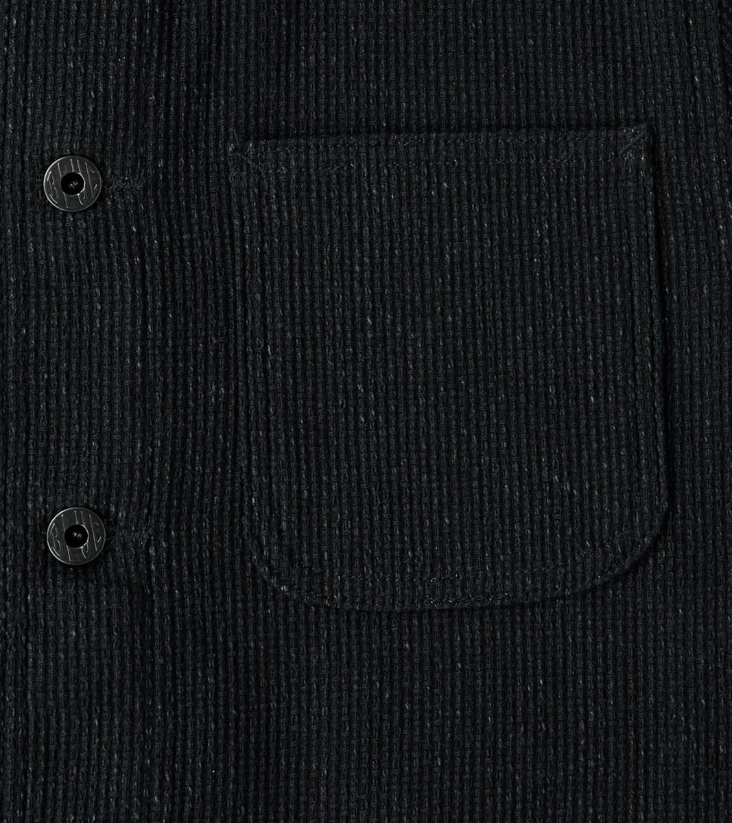 Coverall Jacket - 11oz Black Sashiko