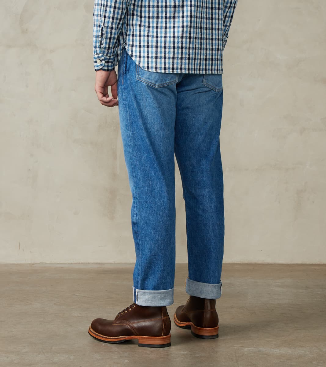 J301-MID Circle Series - Straight - 14.8oz US Cotton Medium Indigo