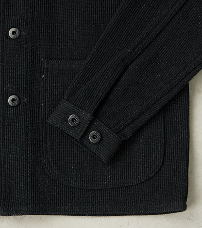 Coverall Jacket - 11oz Black Sashiko