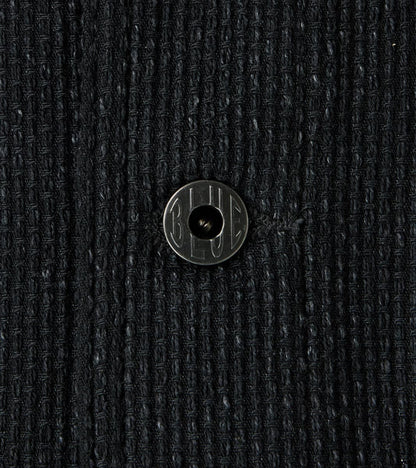 Coverall Jacket - 11oz Black Sashiko