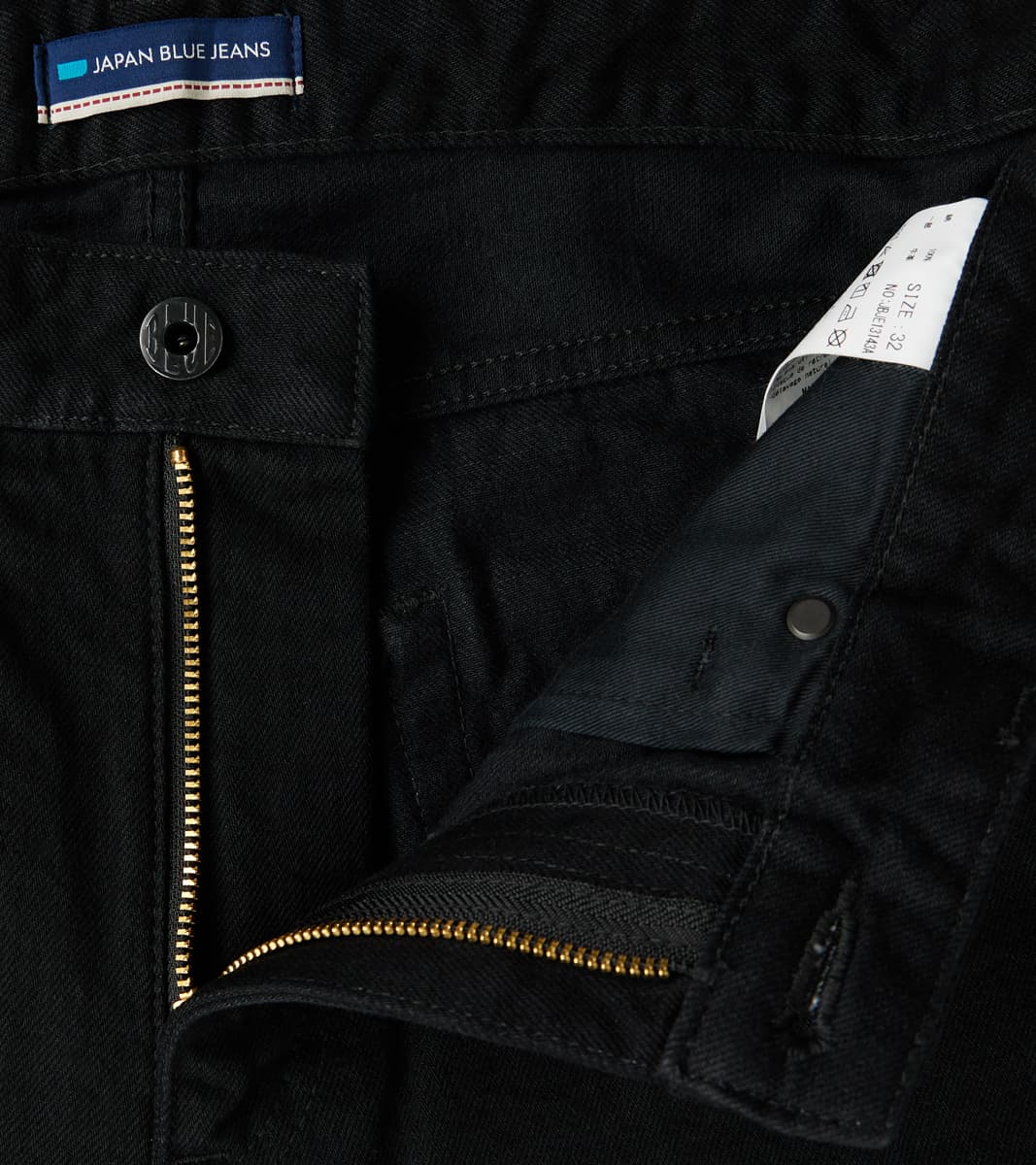 J314-BLK Circle Series - Straight - 14oz Black x Black