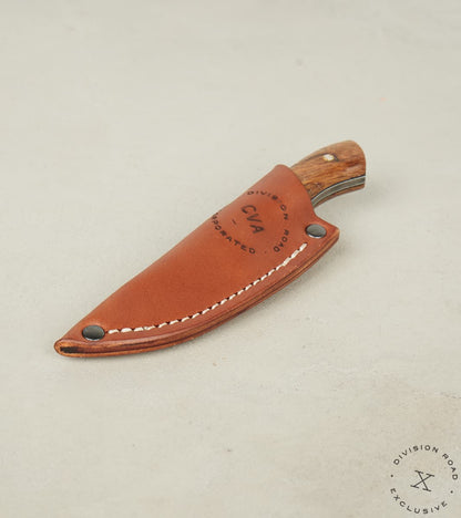 The Fields Artisan Handmade Damascus Steel & White Oak Fieldmate